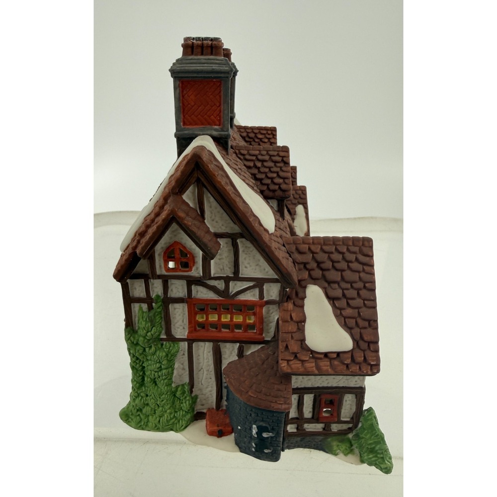 Dept 56 Dickens Village Ashbury Inn Building 5555-7 Lighted Porcelain House - Picture 4 of 8